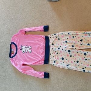 Women's fleece Peanuts pajamas